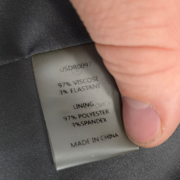 Universal Standard Gray Long Blazer Coat Modern Minimalist Workwear Size Small - Picture 8 of 12